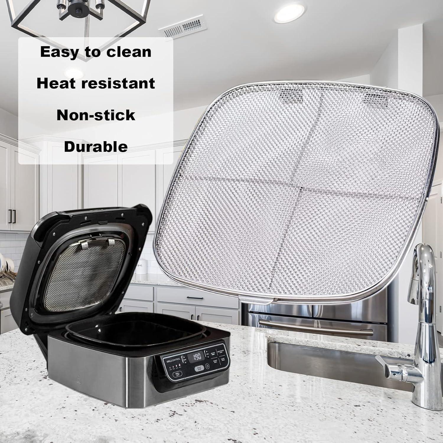 Escudo de Salpicaduras Acero Inoxidable KINLYBO para Ninja Foodi