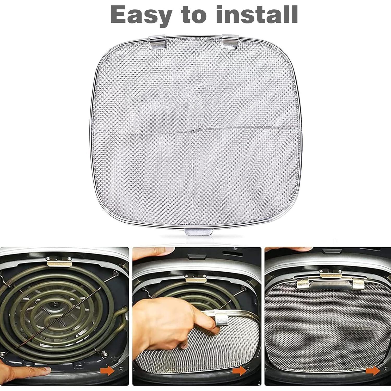 Escudo de Salpicaduras Acero Inoxidable KINLYBO para Ninja Foodi