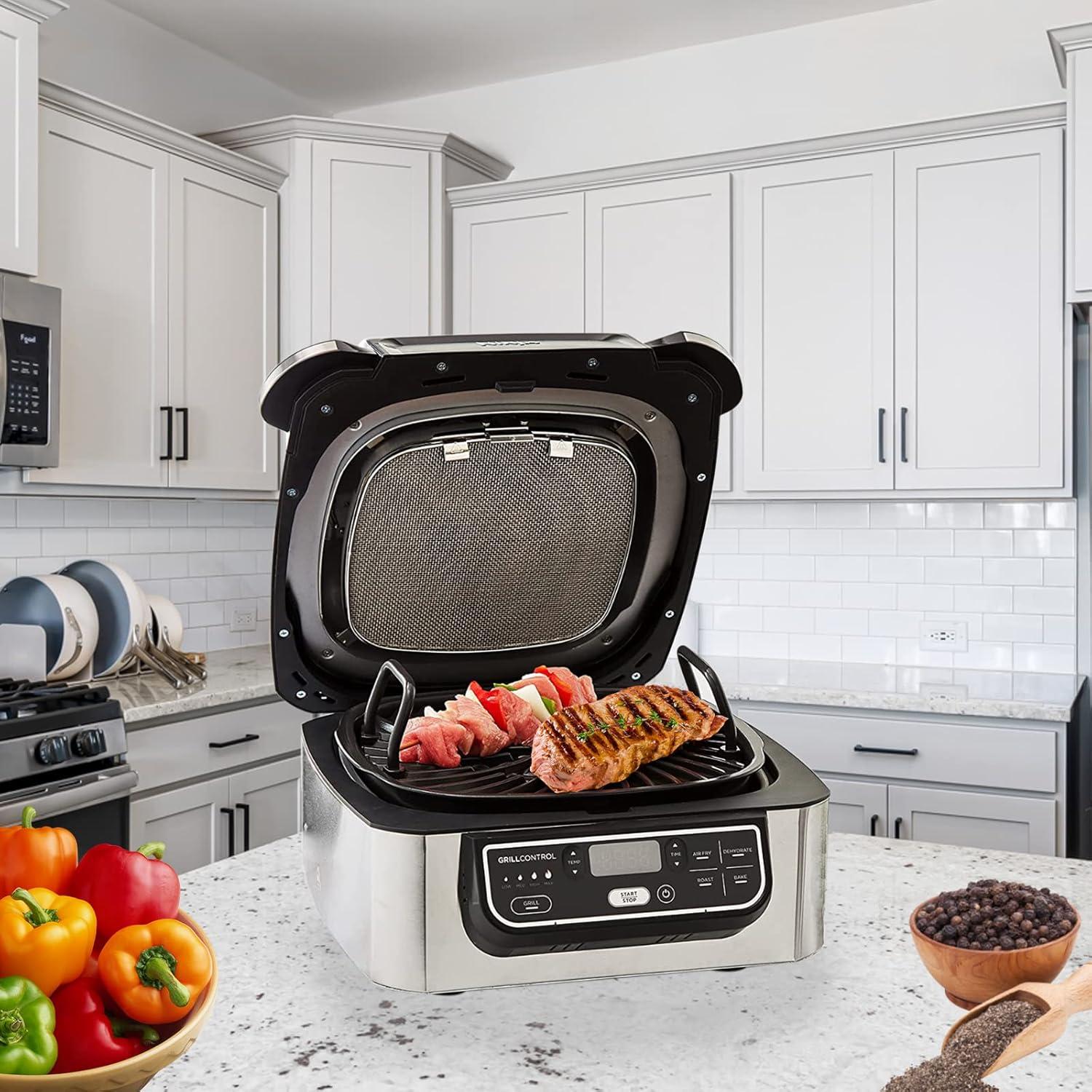 Escudo de Salpicaduras Acero Inoxidable KINLYBO para Ninja Foodi