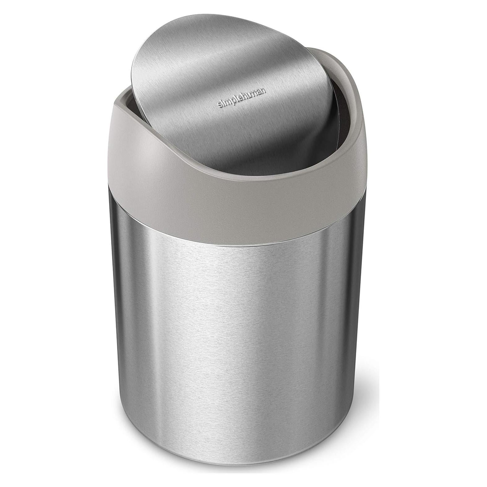 Basurero de Encimera simplehuman 1.5L Acero Inoxidable Cepillado