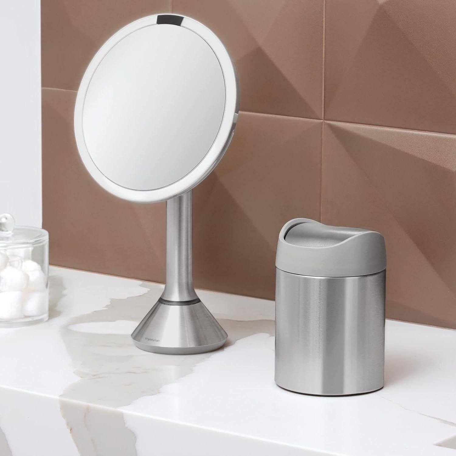 Basurero de Encimera simplehuman 1.5L Acero Inoxidable Cepillado