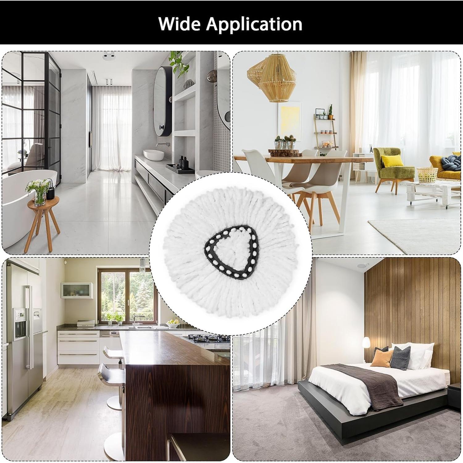 Cabezas de Repuesto para Mopa Giratoria High-PQ 2Pack Microfibra