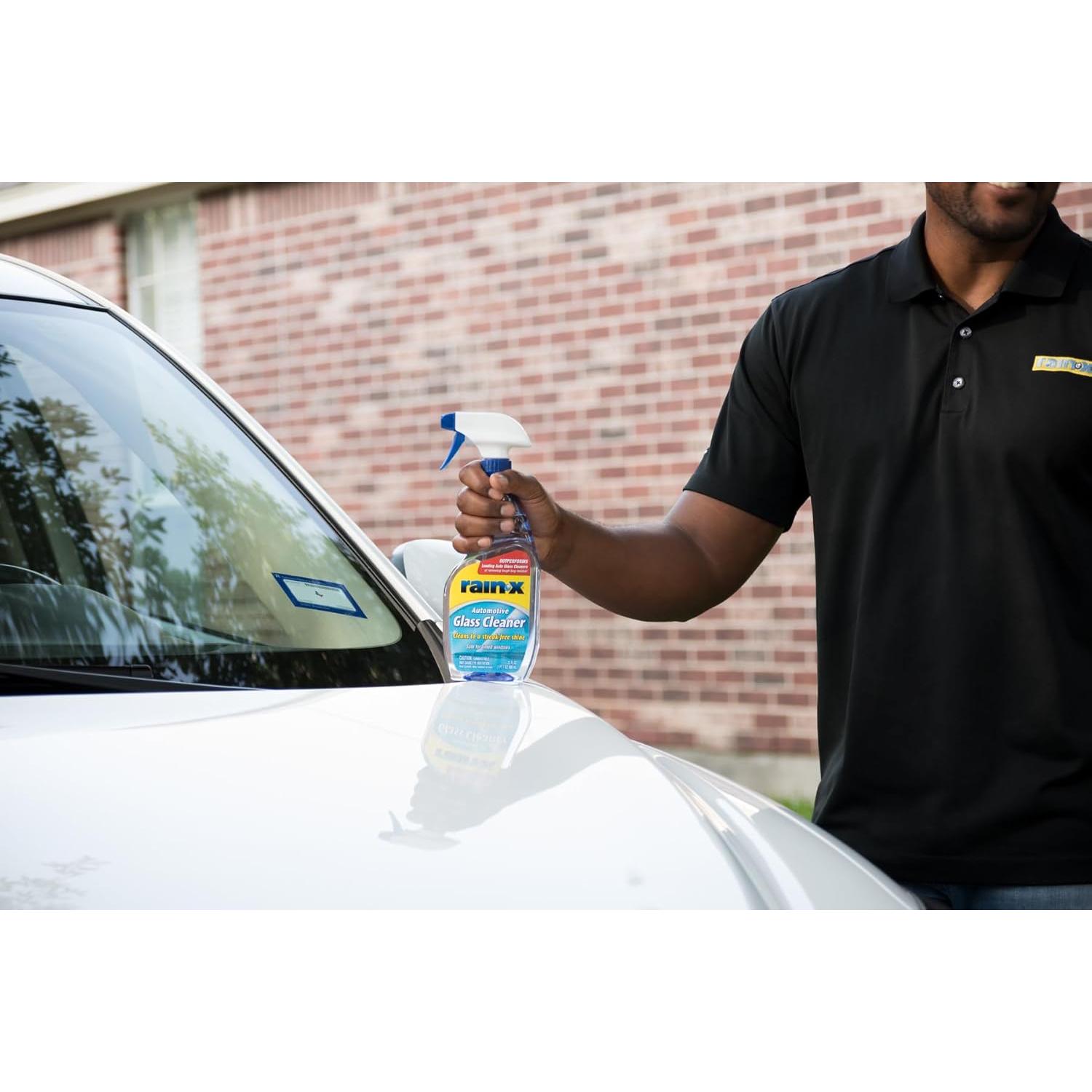Rain-X 630018 Auto Glass Cleaner, 23 oz. - Cleans Car Windows, Windshields and Other Auto Glass Surfaces for a Clean, Streak-Free Finish