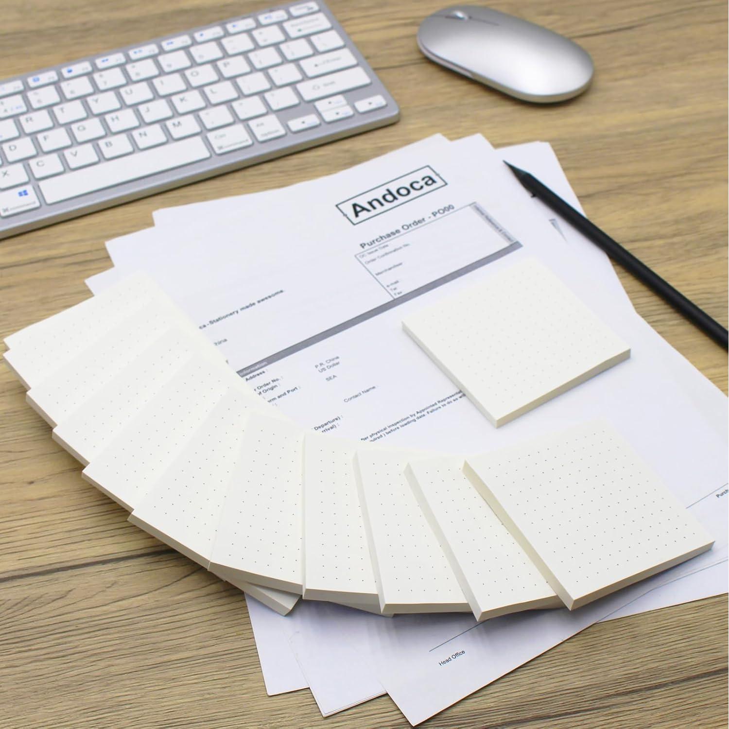 Notas Adhesivas Andoca 3x3 Pulgadas Cuadrícula 720 Hojas