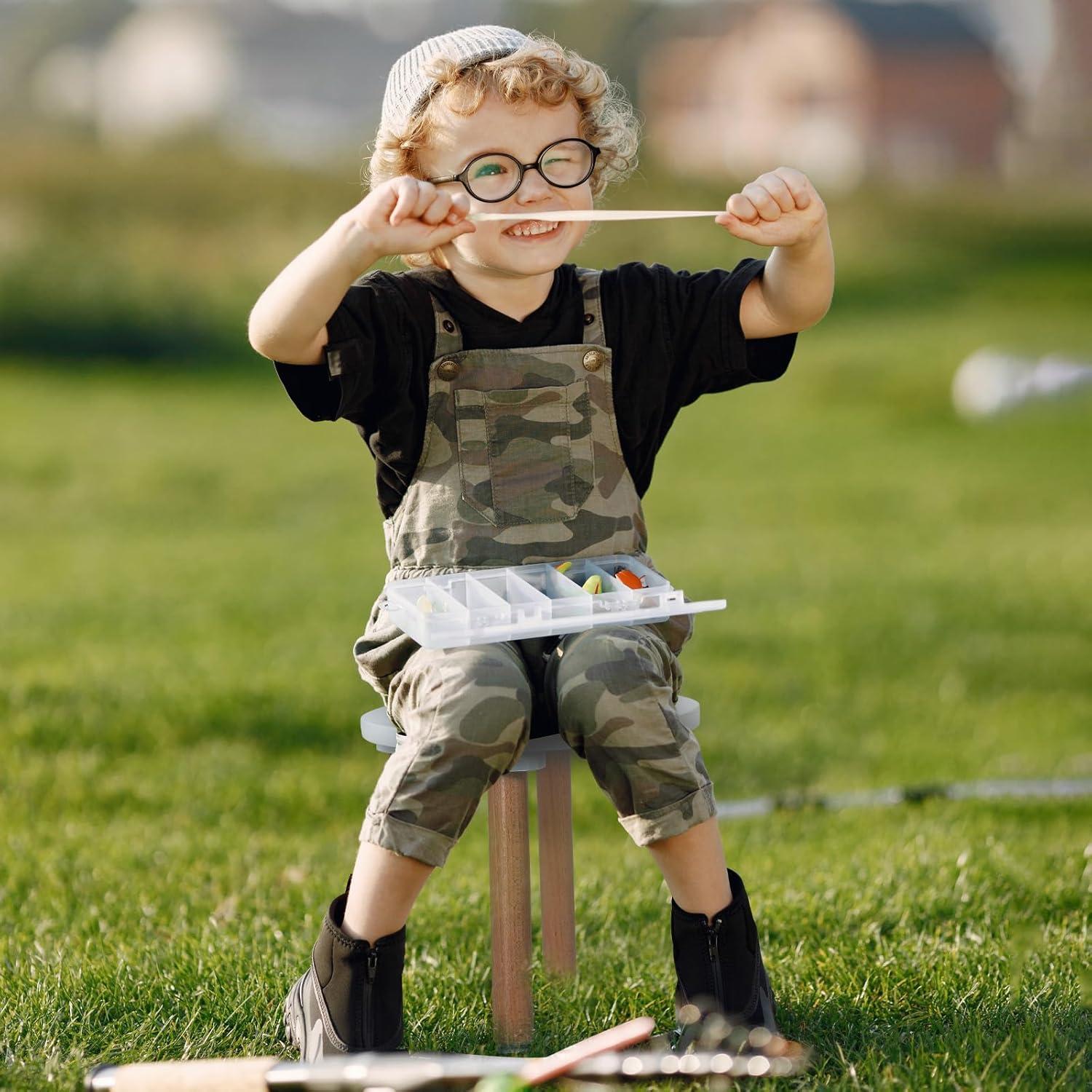 Taburete de Madera para Niños Frogprin 25.4 cm Antideslizante