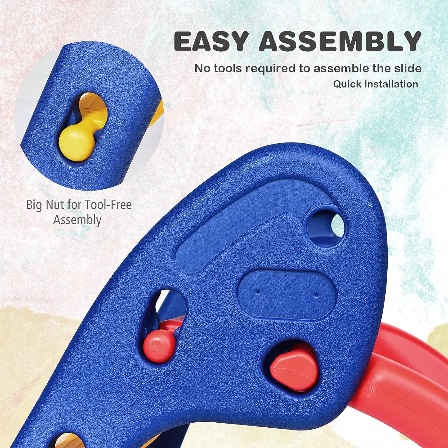 Deslizador Plegable Baby Joy Riel Elíptico para Niños 3-8 Años