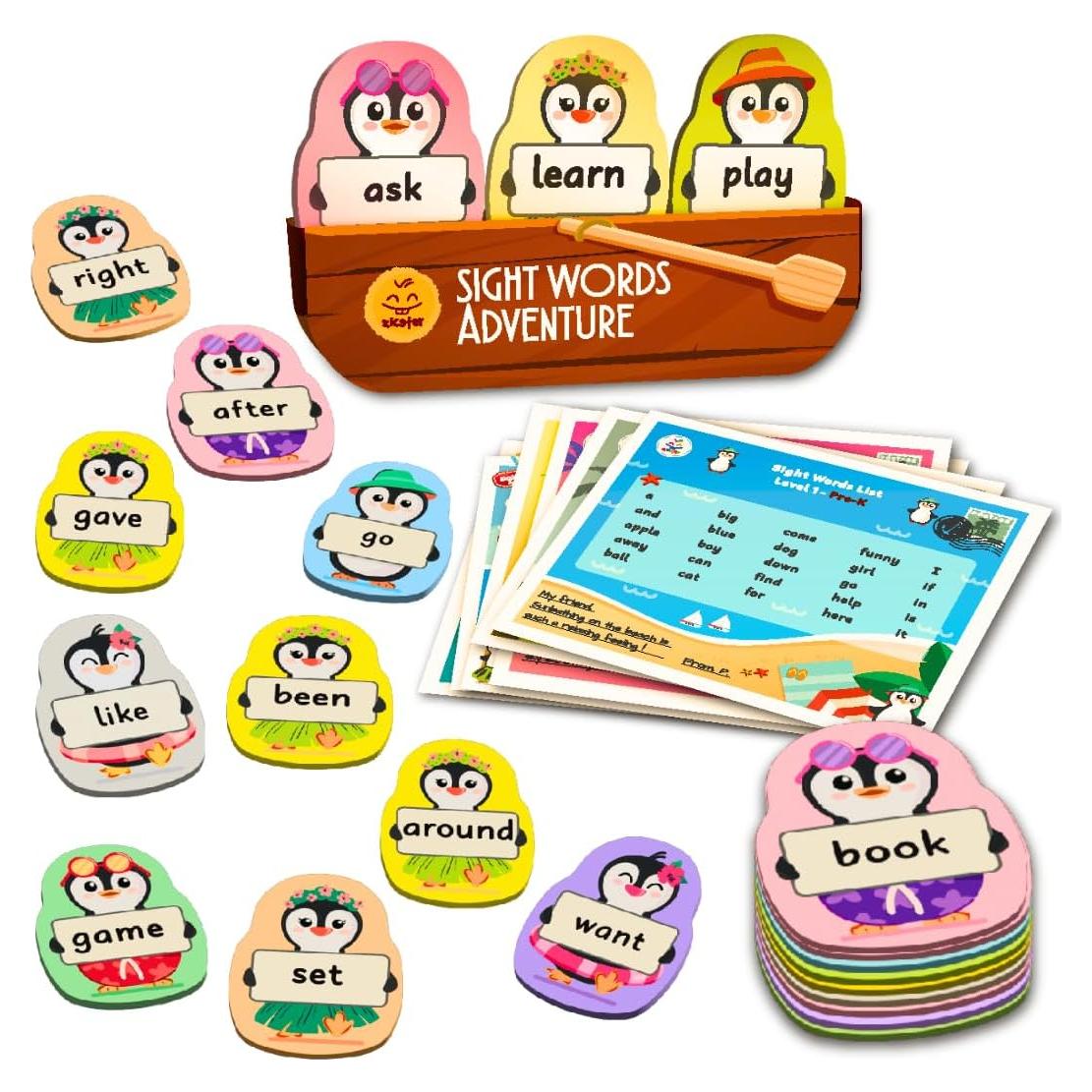 Juego de Aventura de Palabras Visuales Zicster - 300 Tarjetas para Niños 4-6 Años