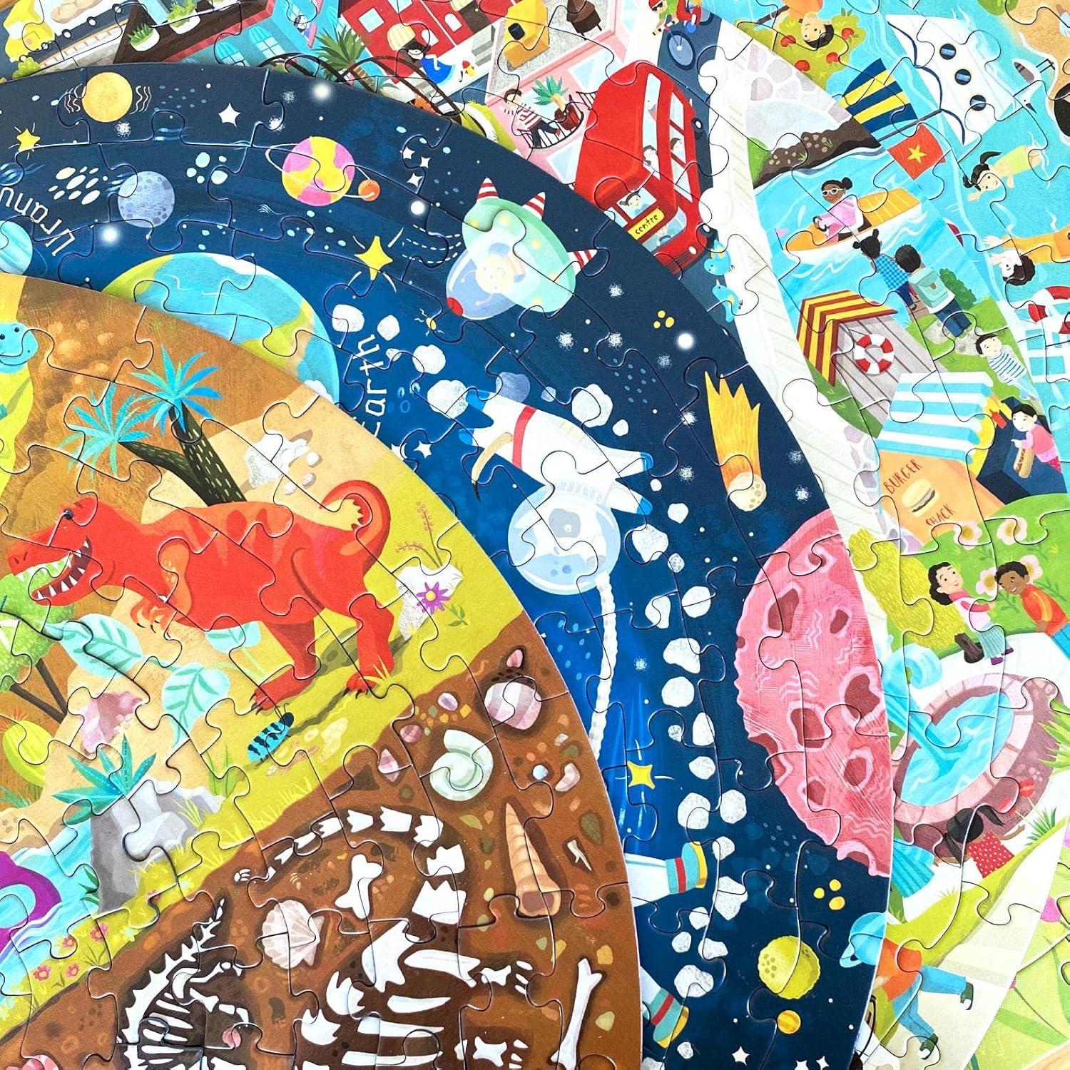 Rompecabezas Redondo de Animales Boppi - 150 Piezas Ecológico