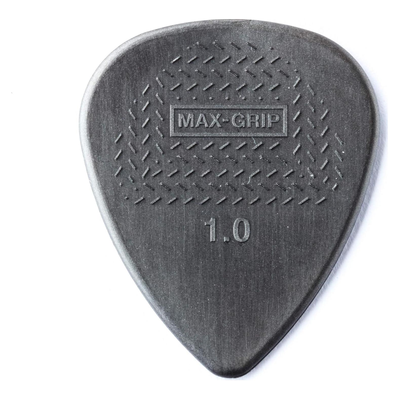 Picos de guitarra Dunlop Max Grip Nylon 1.0mm - 12 unidades