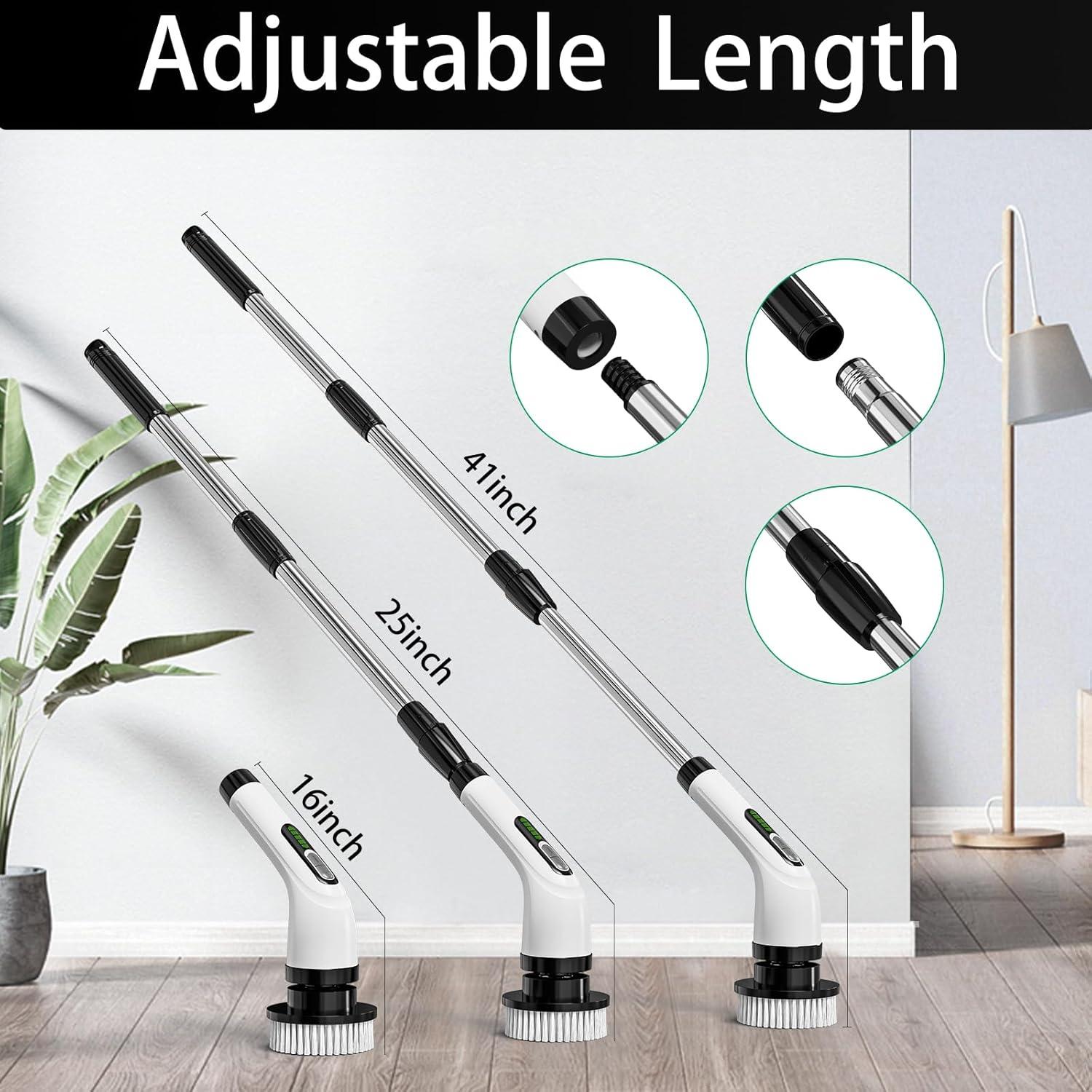 Limpiador Eléctrico Inalámbrico HIMAAT A10 IPX7 con 8 Cabezas