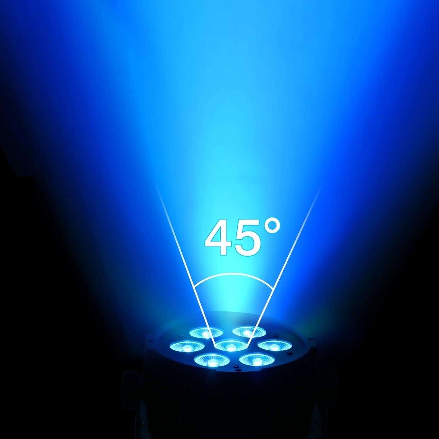 Luz Par LED RGBWA 70W OPPSK 7LEDs para Eventos