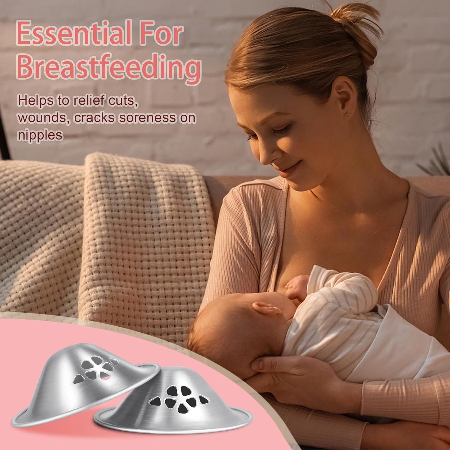 Copas de Lactancia Silverette de Plata Perforadas X-L