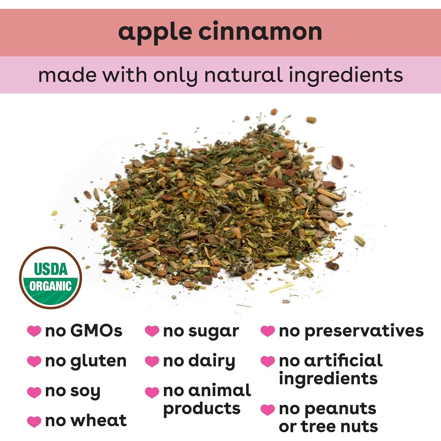 Té de Lactancia Bamboobies Manzana Canela 20 Bolsas Orgánico