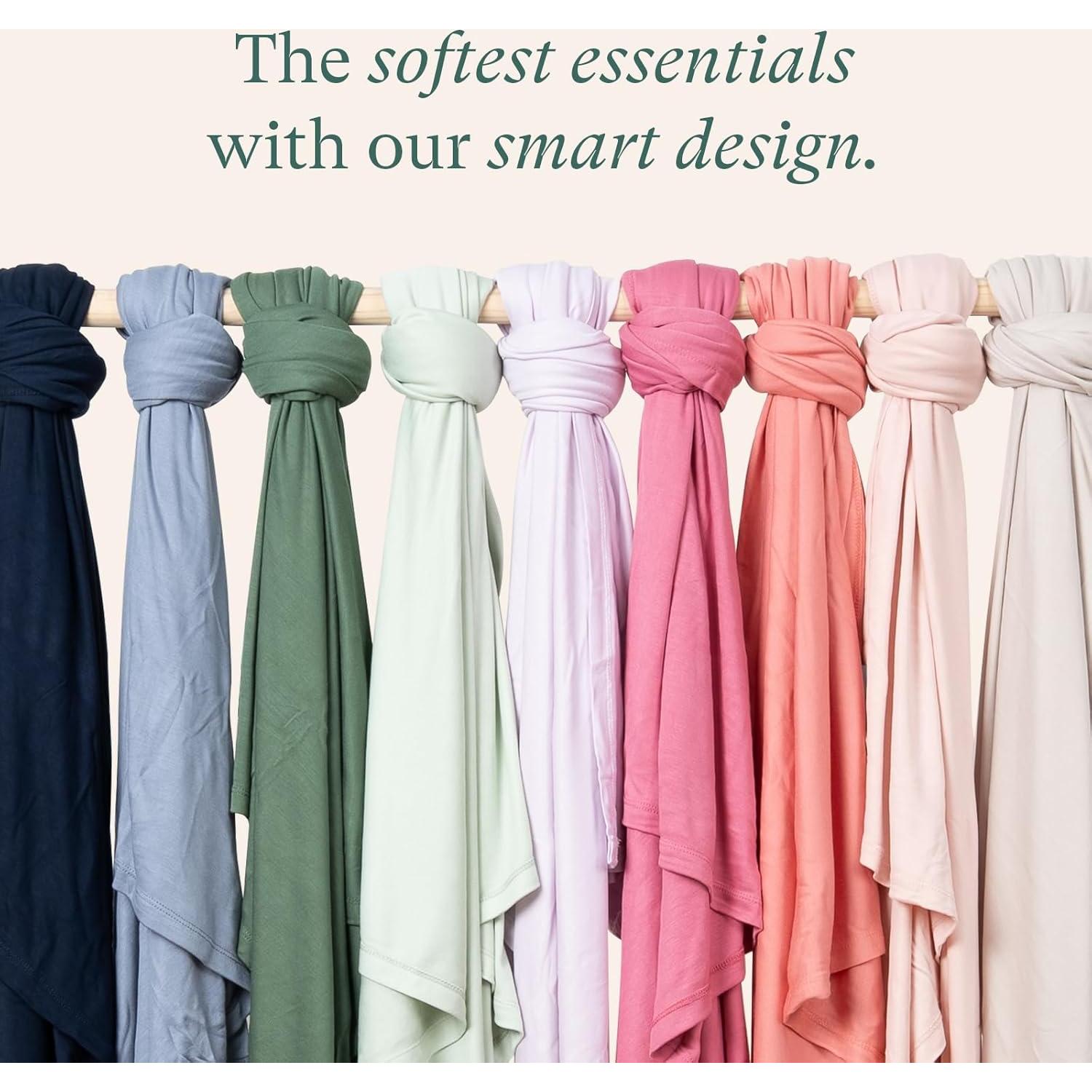 Manta de Envoltura PurComfy 119.4x119.4 cm Viscosa Bambú Bebé