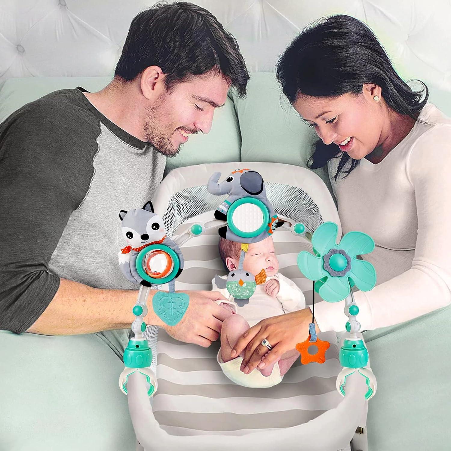 Móvil de Arco para Cochecito de Bebé XY - Juguetes Musicales 50.8x40.6cm