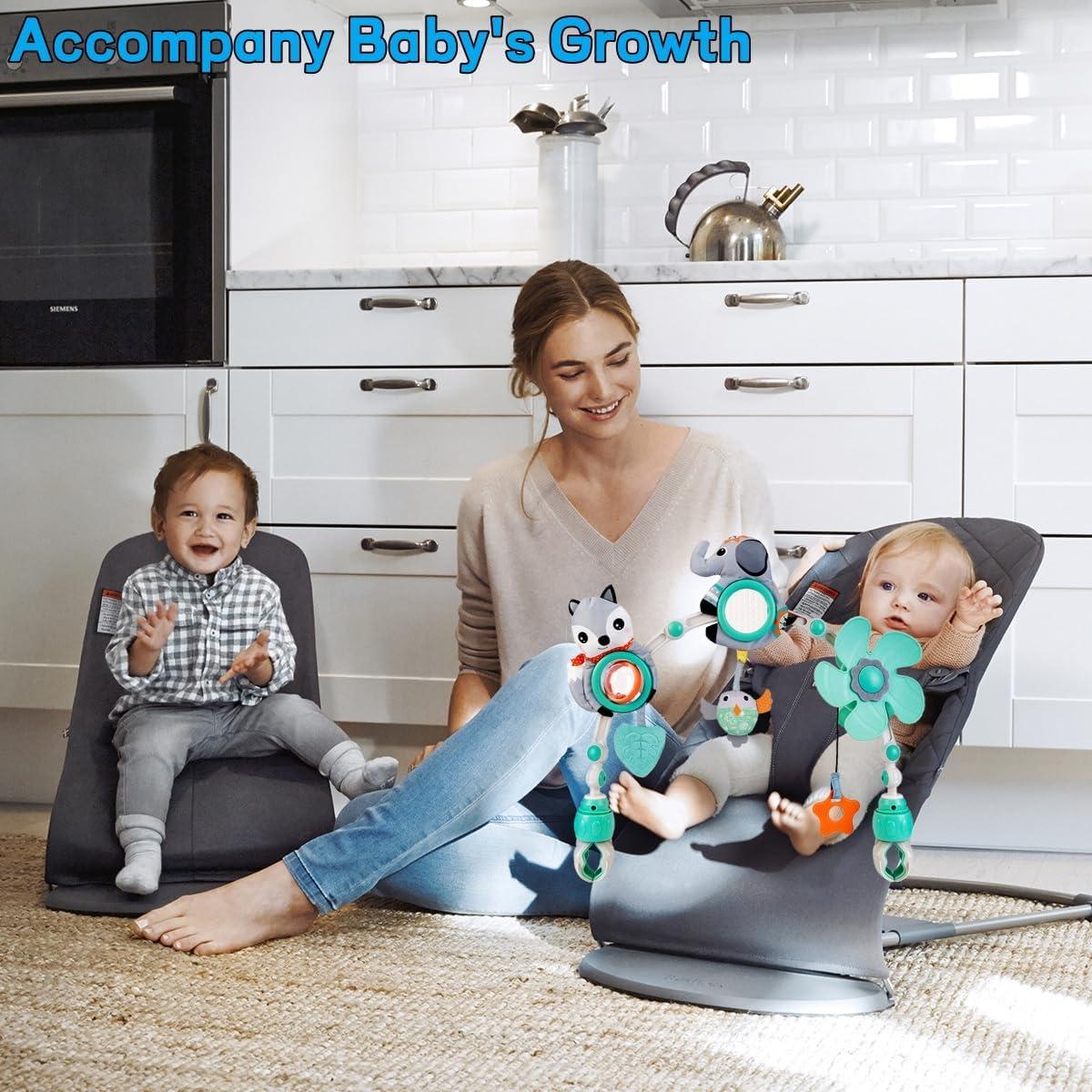 Móvil de Arco para Cochecito de Bebé XY - Juguetes Musicales 50.8x40.6cm