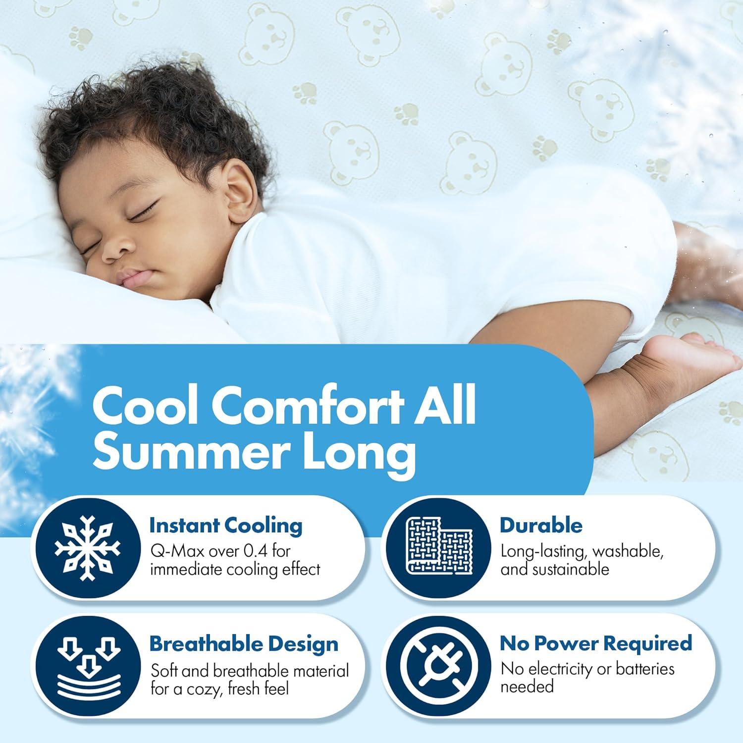 Colchón de Cuna Refrigerante GML 70x120 cm Impermeable