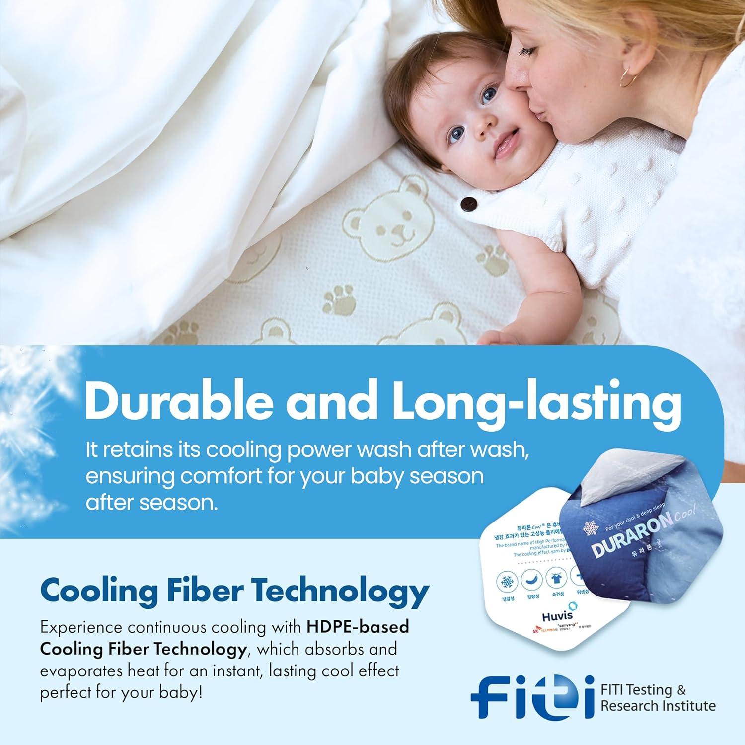 Colchón de Cuna Refrigerante GML 70x120 cm Impermeable