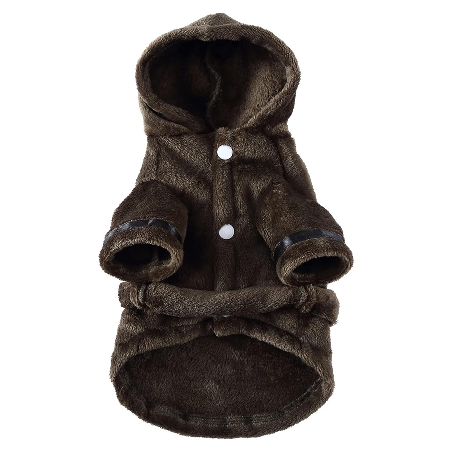 Petyoung Pet Bathrobe Dog Pajama Thickened Hooded Bathrobe Quick Drying and Super Absorbent Dog Bath Towel Soft Pet Nightwear for Puppy Small Dogs Cats