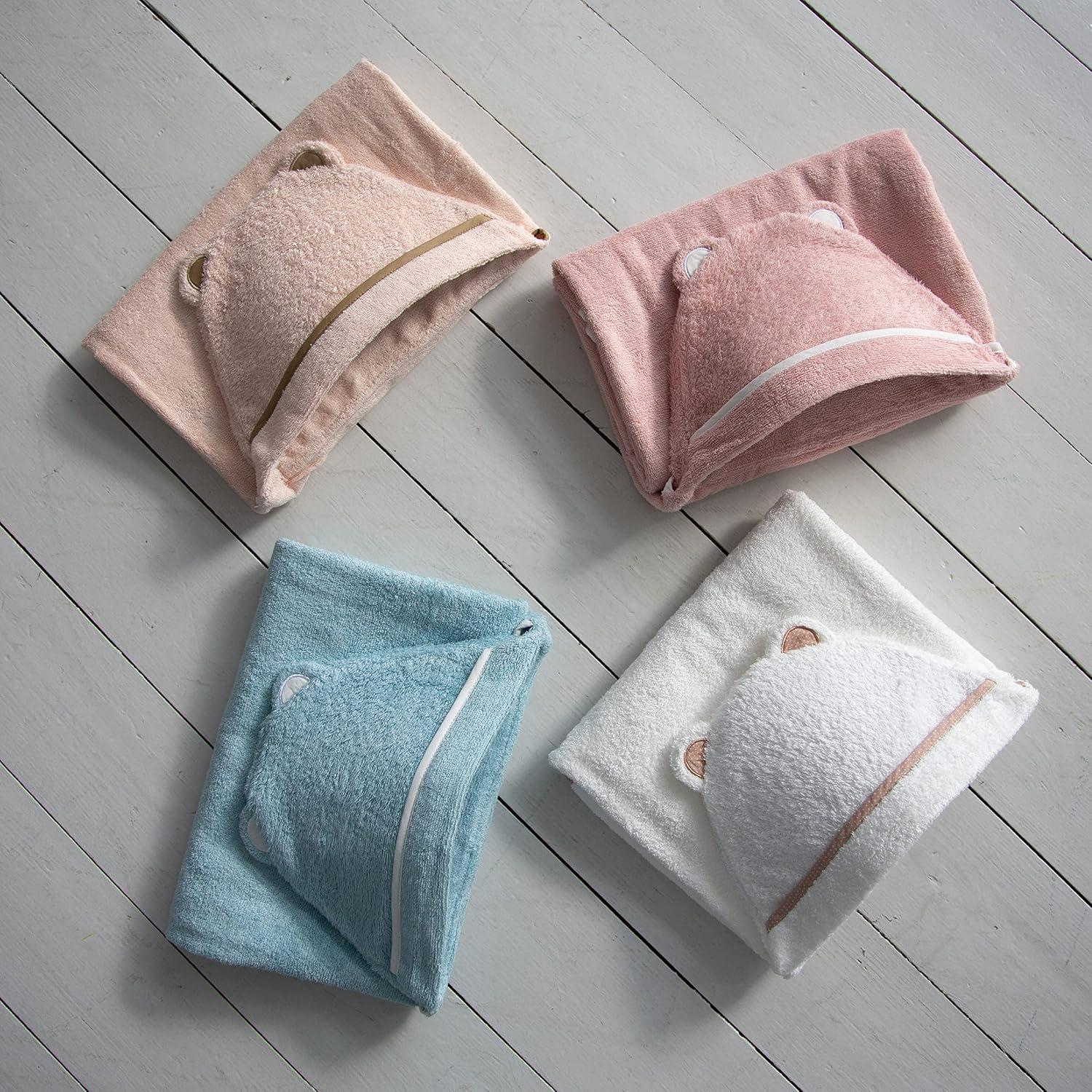 Toalla con Capucha Warm Cuddles Beige para Niños Pequeños 106.68x76.2 cm