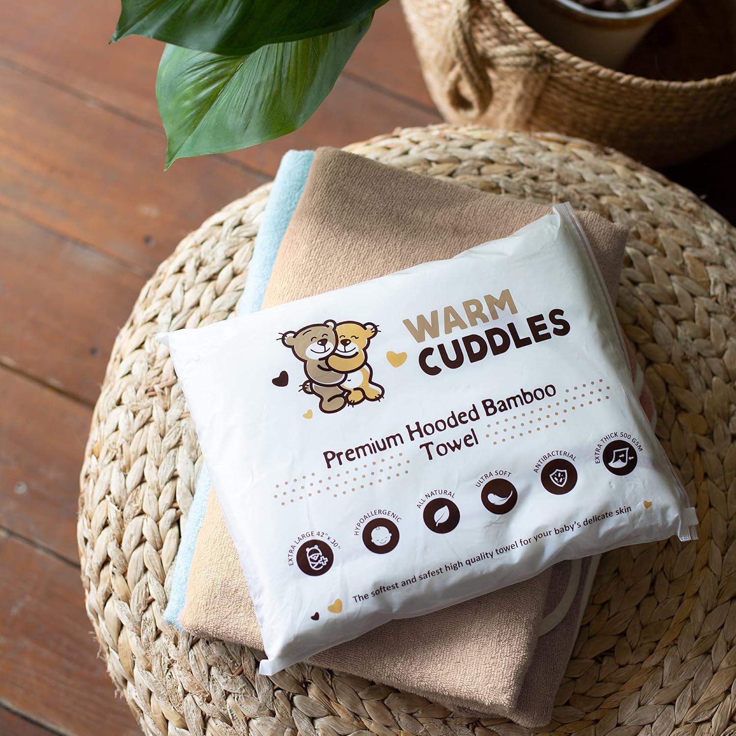 Toalla con Capucha Warm Cuddles Beige para Niños Pequeños 106.68x76.2 cm