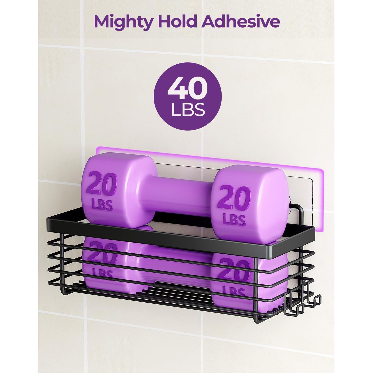 Caddy de Ducha ODesign 3 Pack Acero Inoxidable Negro