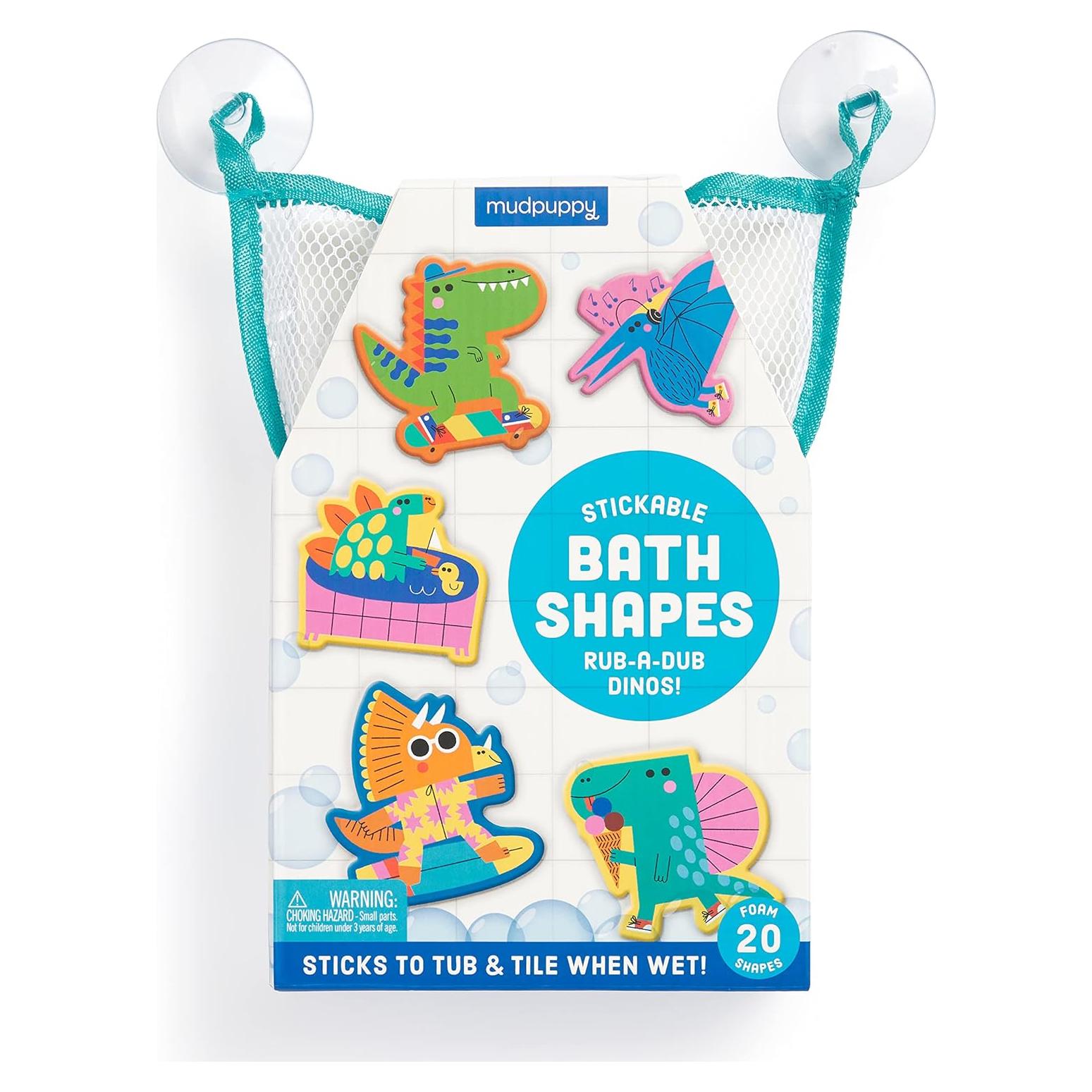 Formas de Espuma para Baño Mudpuppy Rub-a-Dub Dinos 20 Piezas