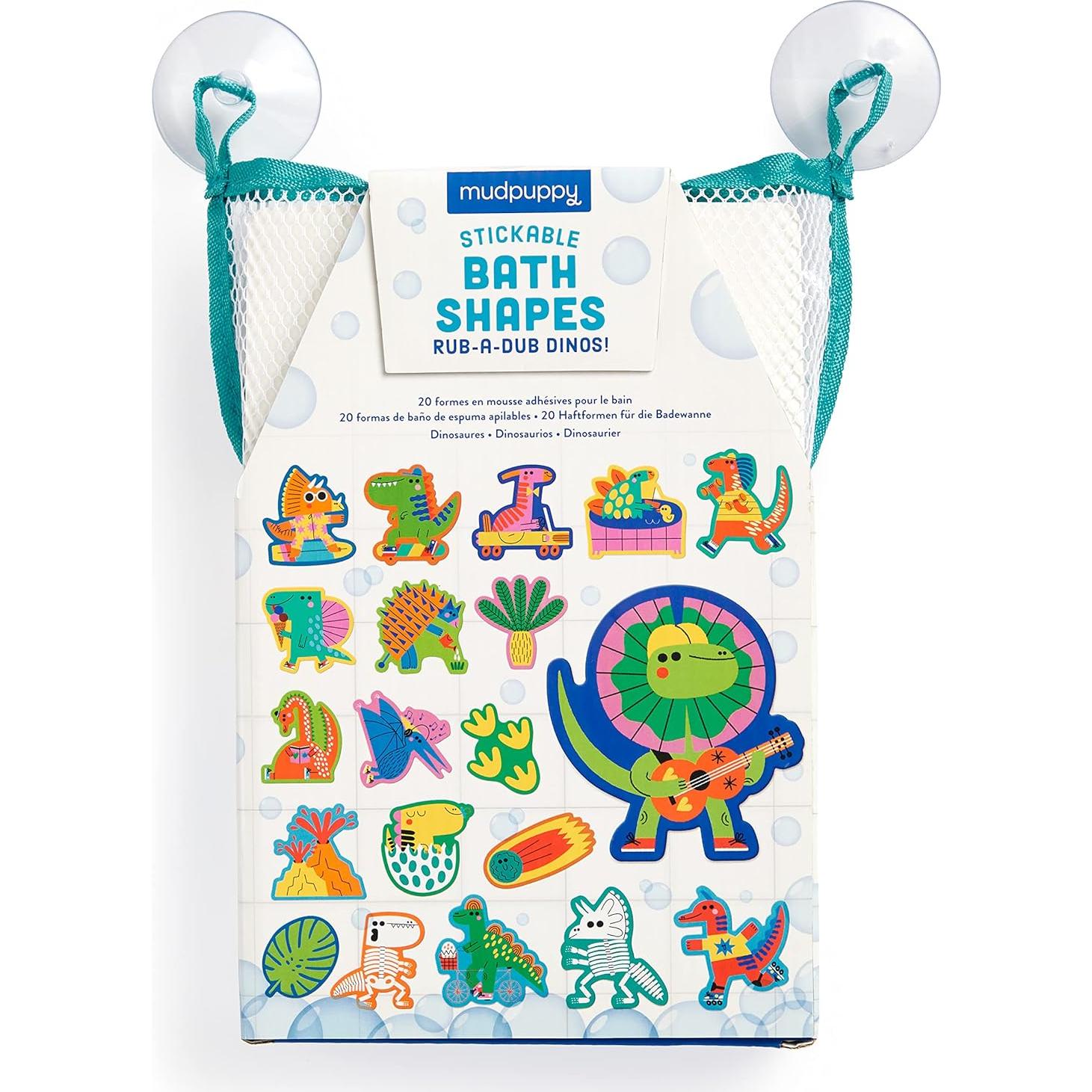 Formas de Espuma para Baño Mudpuppy Rub-a-Dub Dinos 20 Piezas