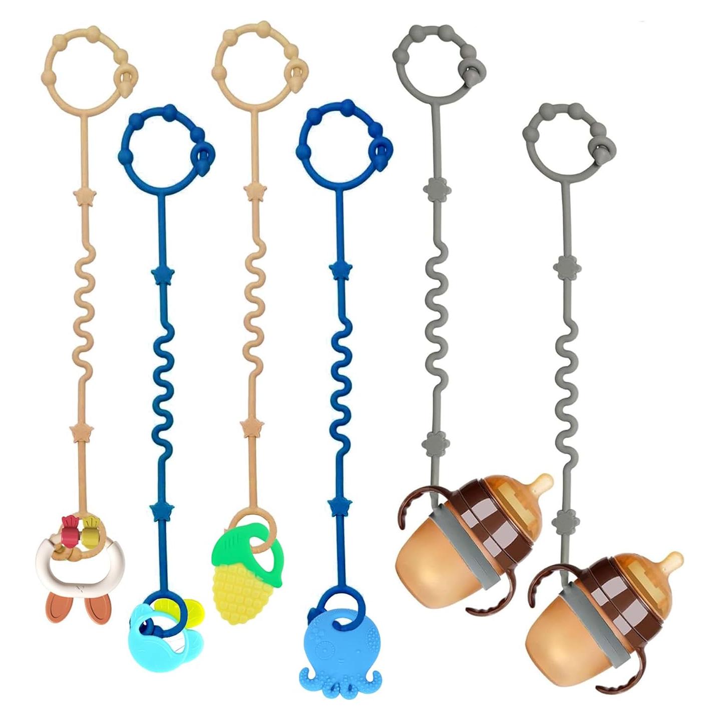 Correas para Juguetes de Bebé RTMOK - Set de 6 Silicona