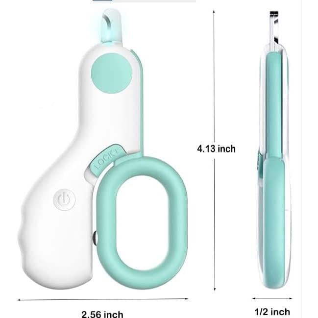 Cortauñas para Mascotas GuLuGun LED Azul - Cuchillas Afiladas