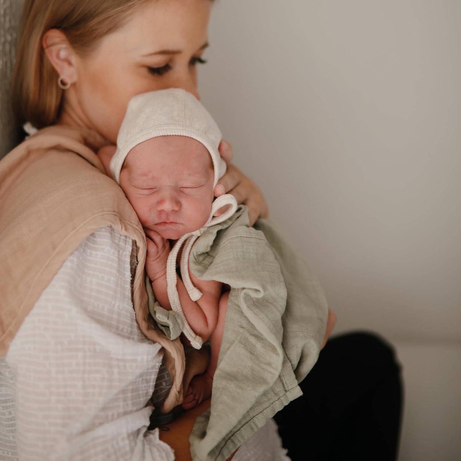 Paños de Eructo para Bebés Mushie - Algodón Orgánico, Set de 2