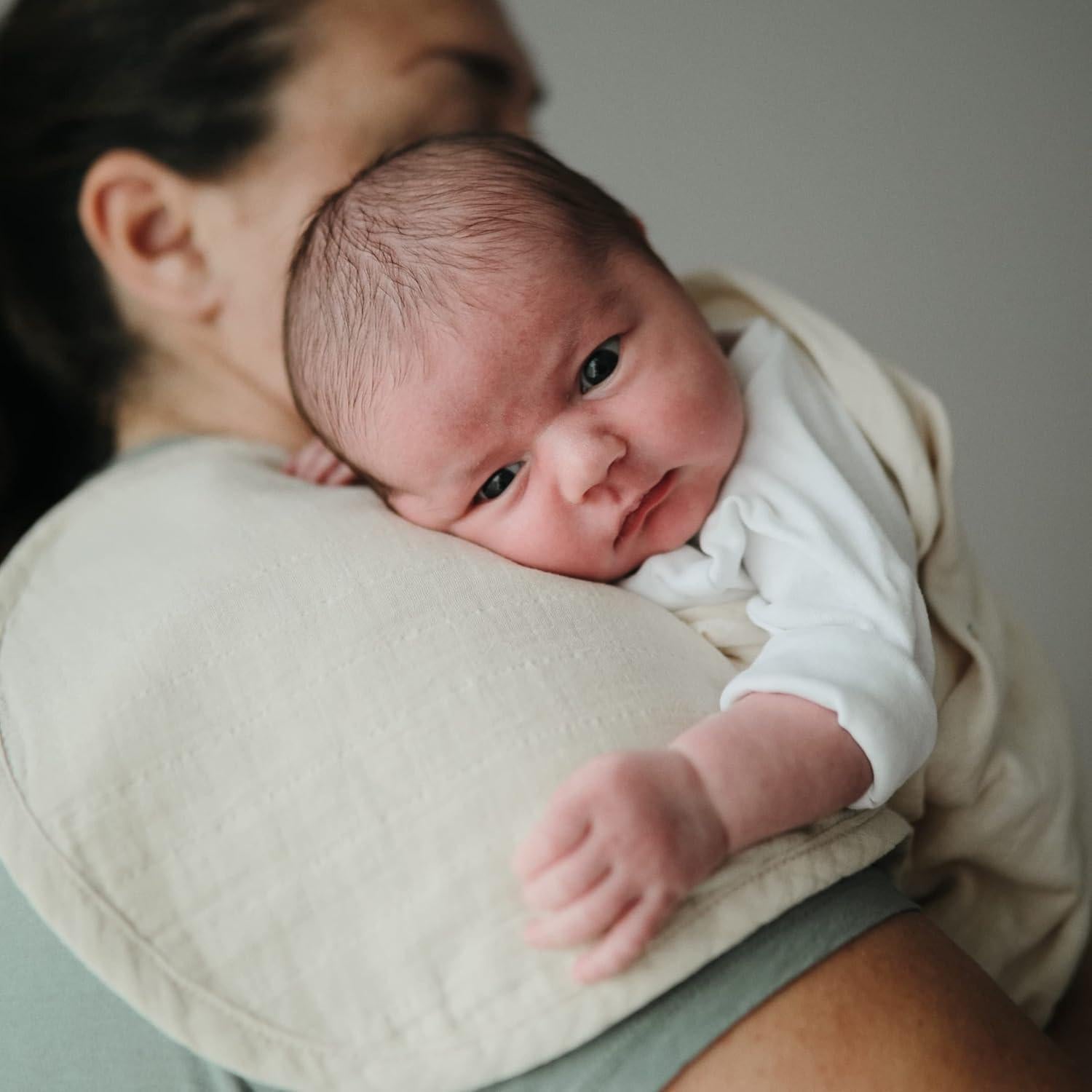 Paños de Eructo para Bebés Mushie - Algodón Orgánico, Set de 2