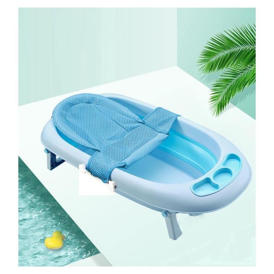 Asiento de Baño para Bebés Haozaikeji - Soporte Ergonómico Azul