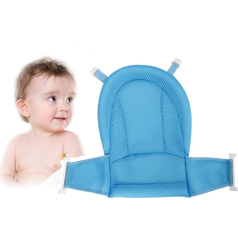 Asiento de Baño para Bebés Haozaikeji - Soporte Ergonómico Azul
