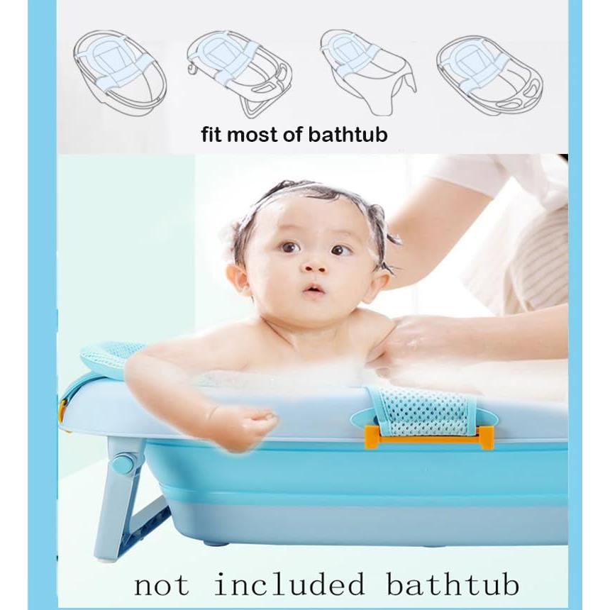 Asiento de Baño para Bebés Haozaikeji - Soporte Ergonómico Azul