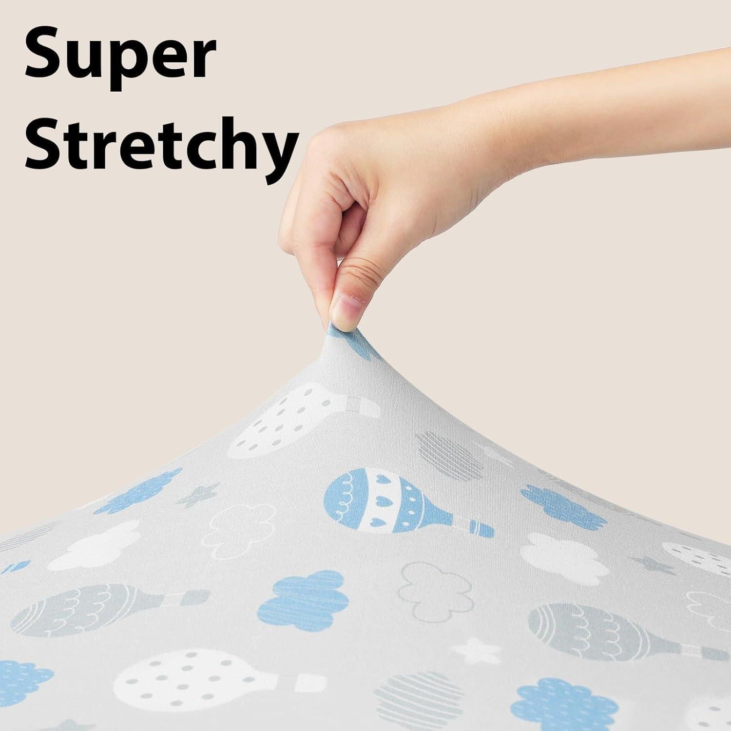 Sábanas para Cuna de Bebé Fiemol - 3 Piezas Microfibra 132x71 cm