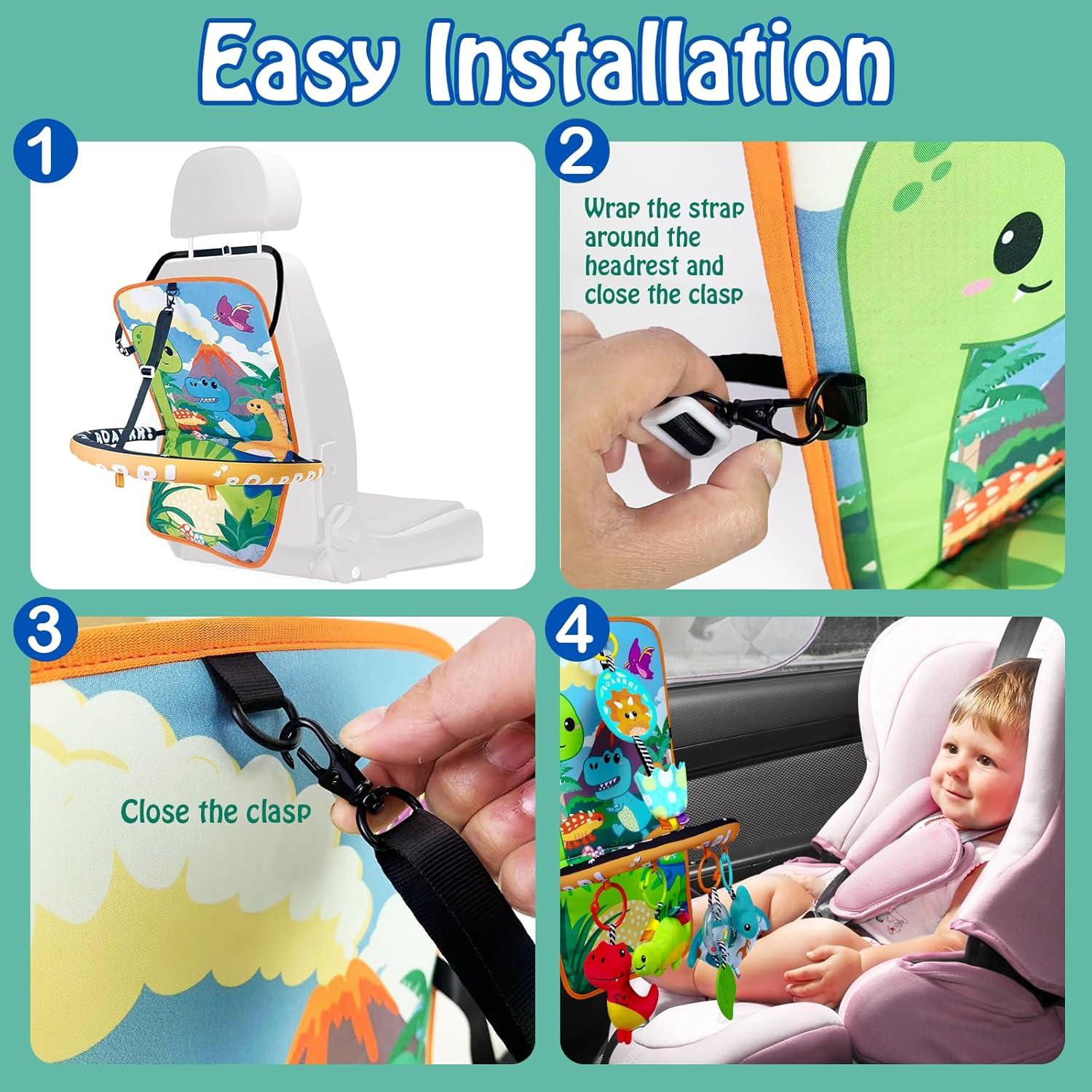 Juguetes para Asiento de Auto Bebés Innofans Dinosaurios