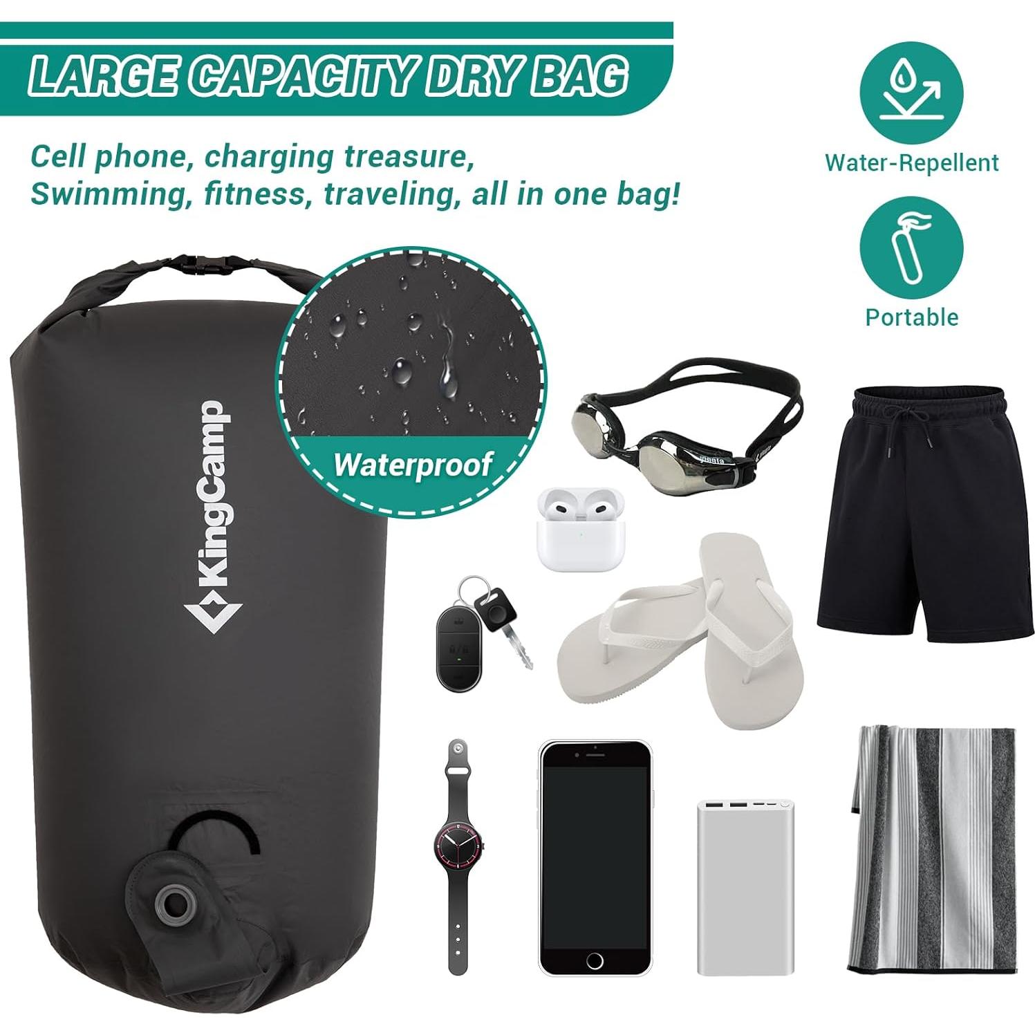 Saco de Bomba de Aire KingCamp 167x122 cm Impermeable