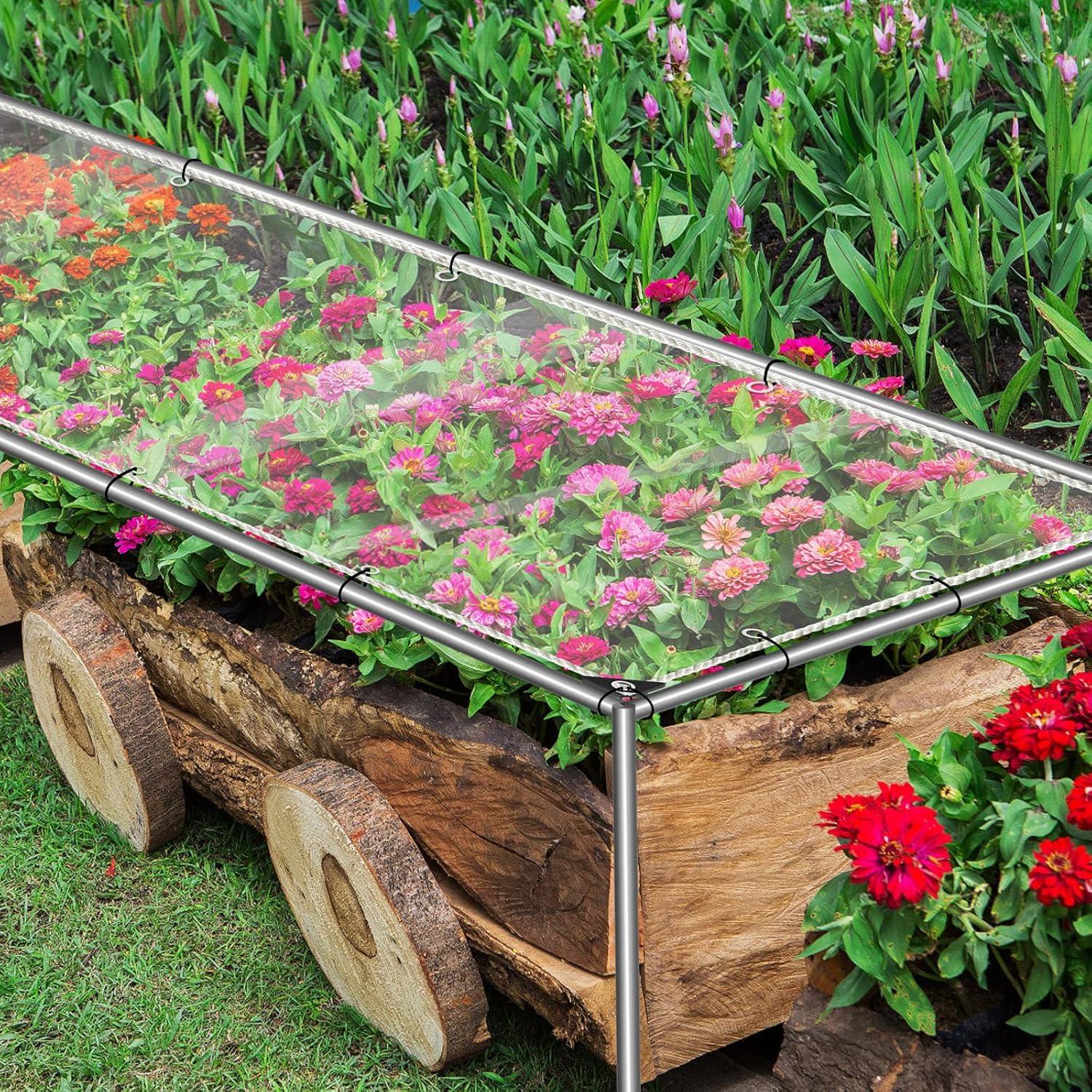 Lona Transparente Resistente al Agua JIAN YA NA 1x1.5m PVC