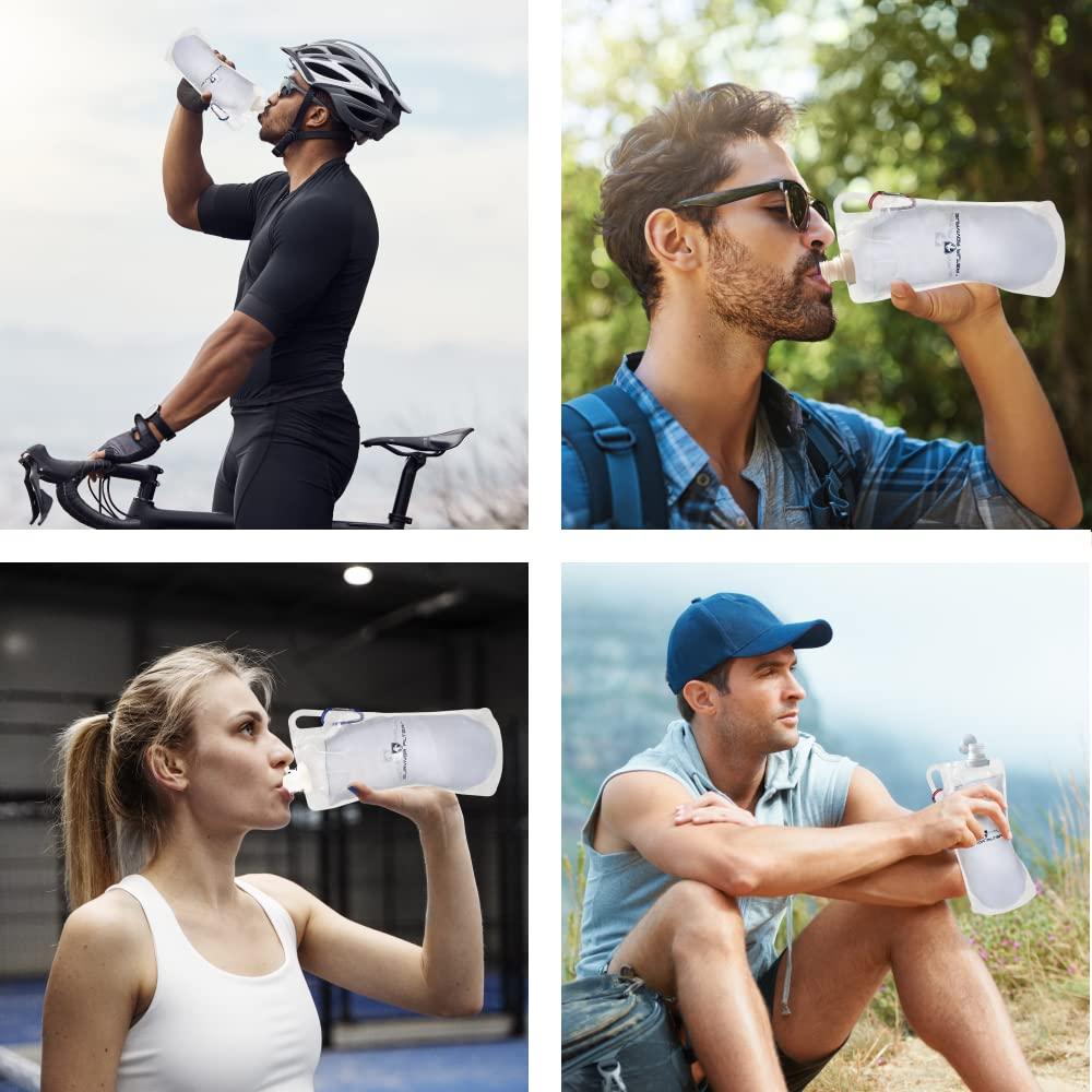 Botellas de Agua Colapsables Survivor Filter 1L - Plegables