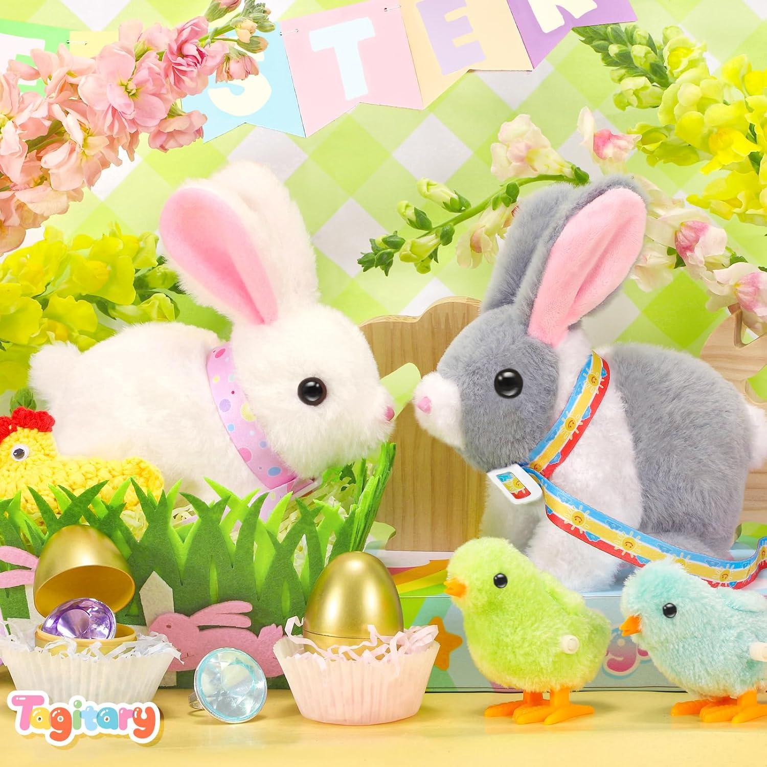 Conejo de Peluche Interactivo Tagitary con Accesorios de Pascua