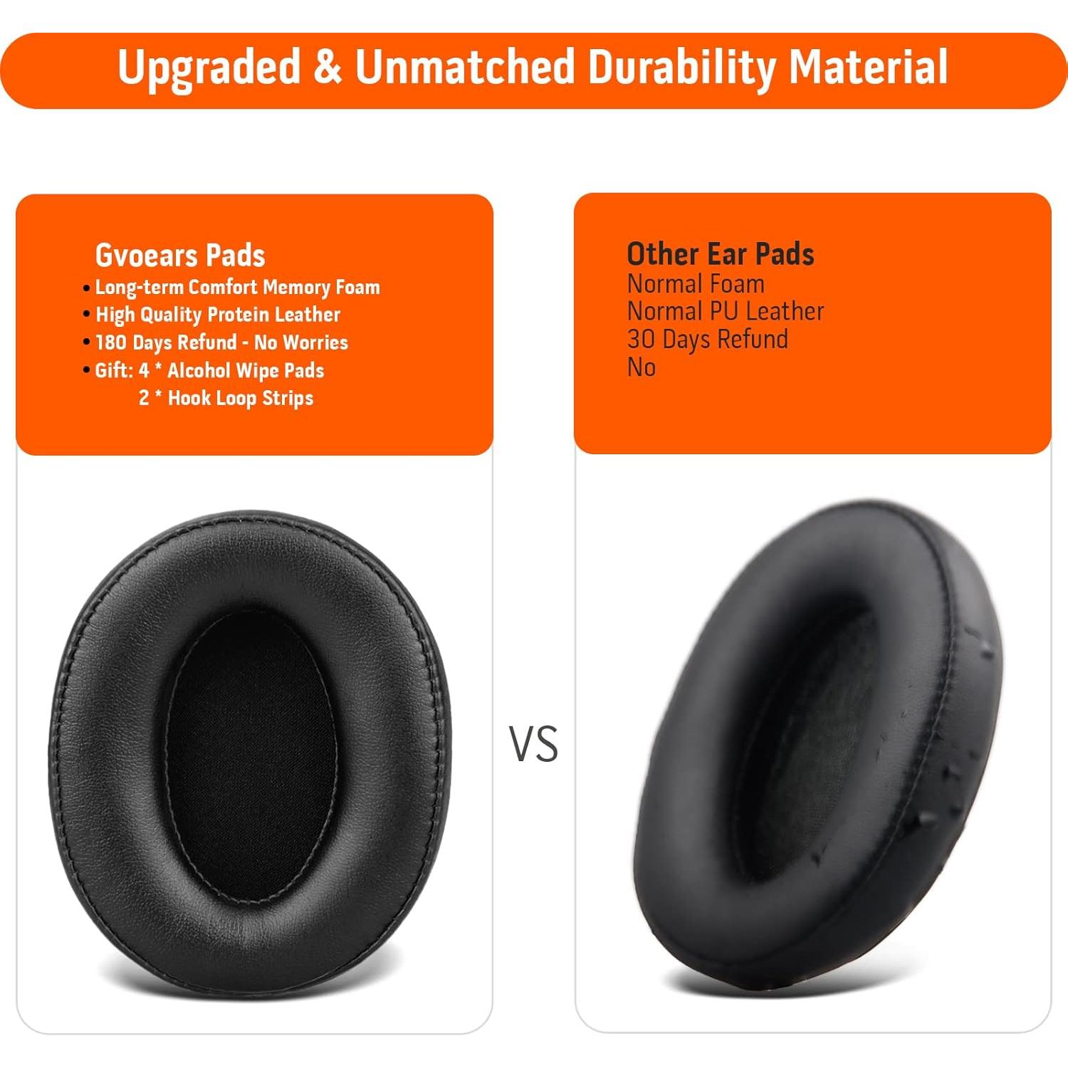 Almohadillas de Reemplazo Gvoears para Auriculares Sony MDR 7506