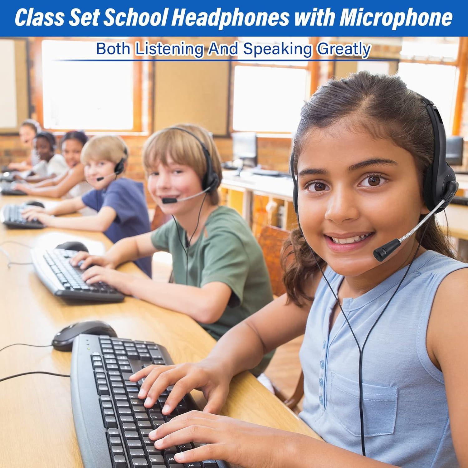 Auriculares Yunsailing 30 Piezas con Micrófono Ajustable