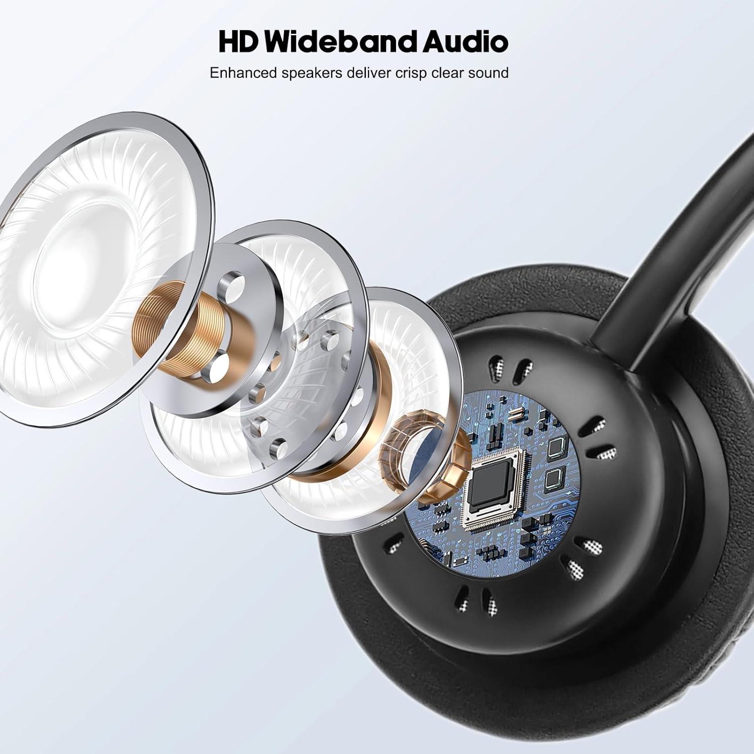 Auricular Beebang RJ9 con micrófono cancelación ruido oficina