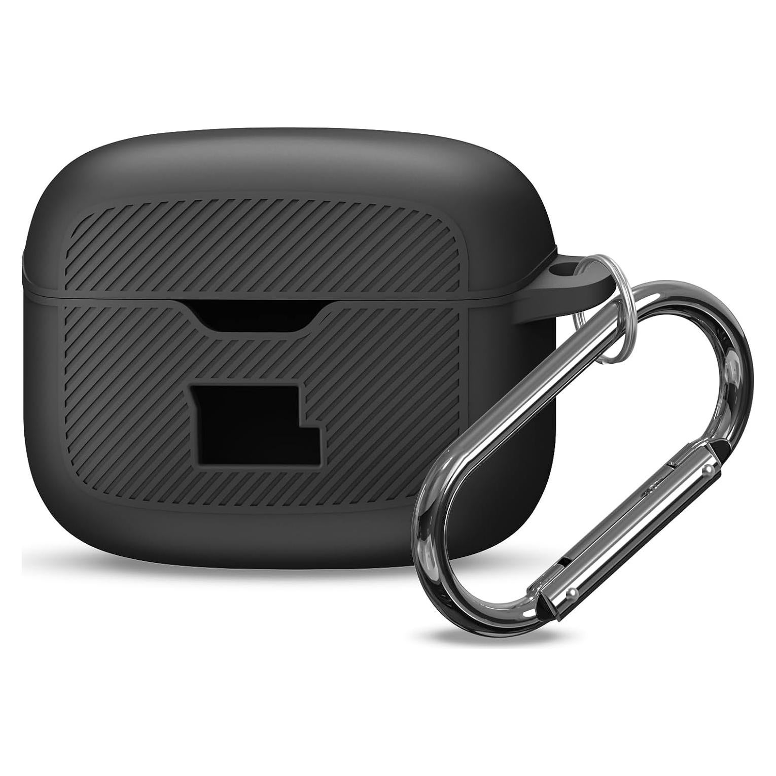 Funda de Silicona Negra para JBL Tune Buds - Impermeable y Resistente