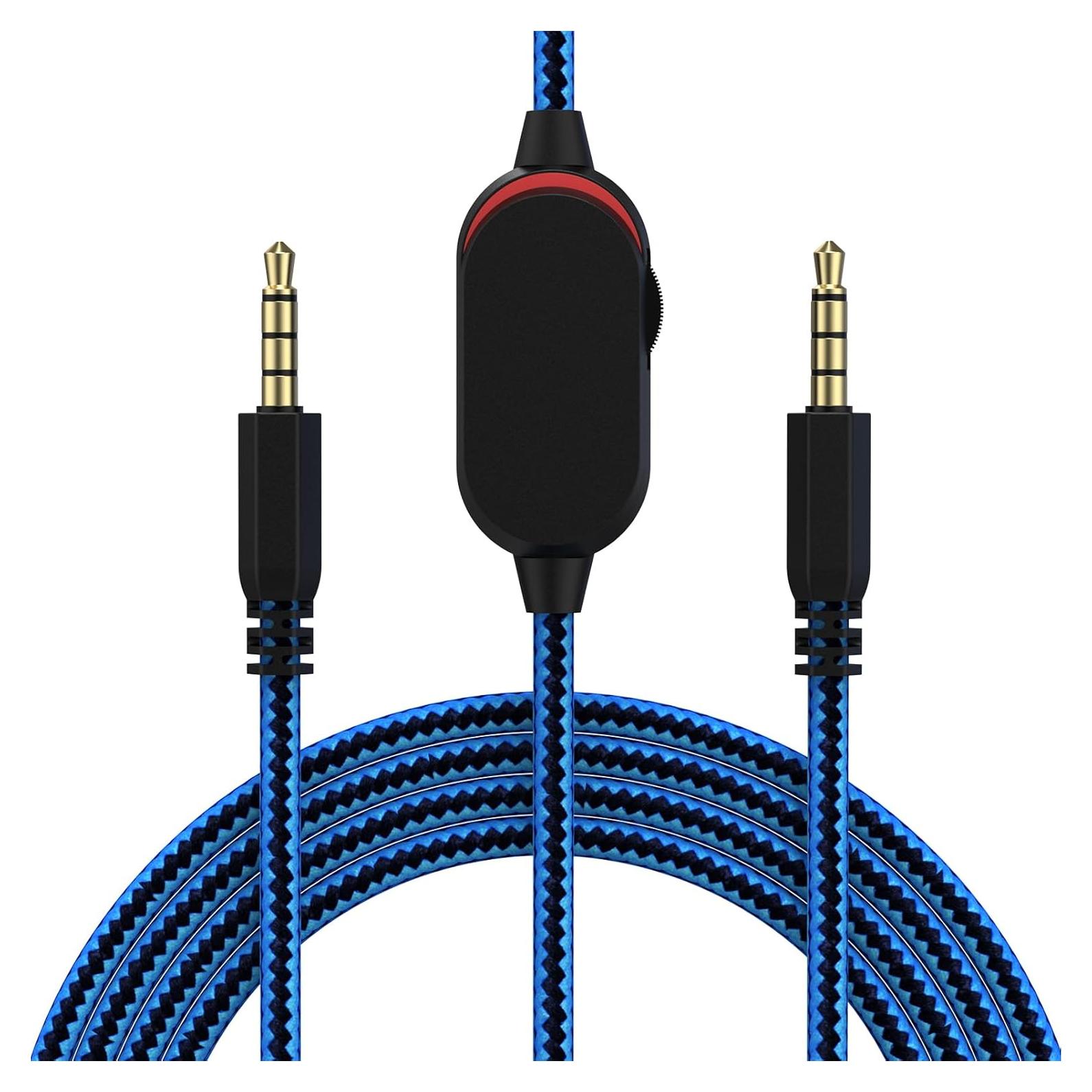 Cable de audio para auriculares Puiixur 2m con control de volumen