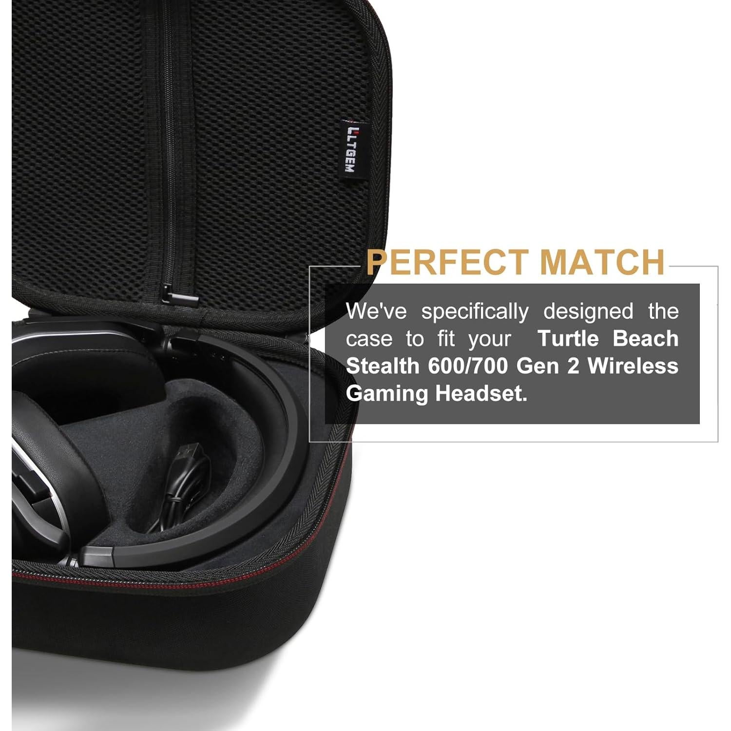 Funda LTGEM para Auriculares Turtle Beach Stealth 600/700 Gen 2/3