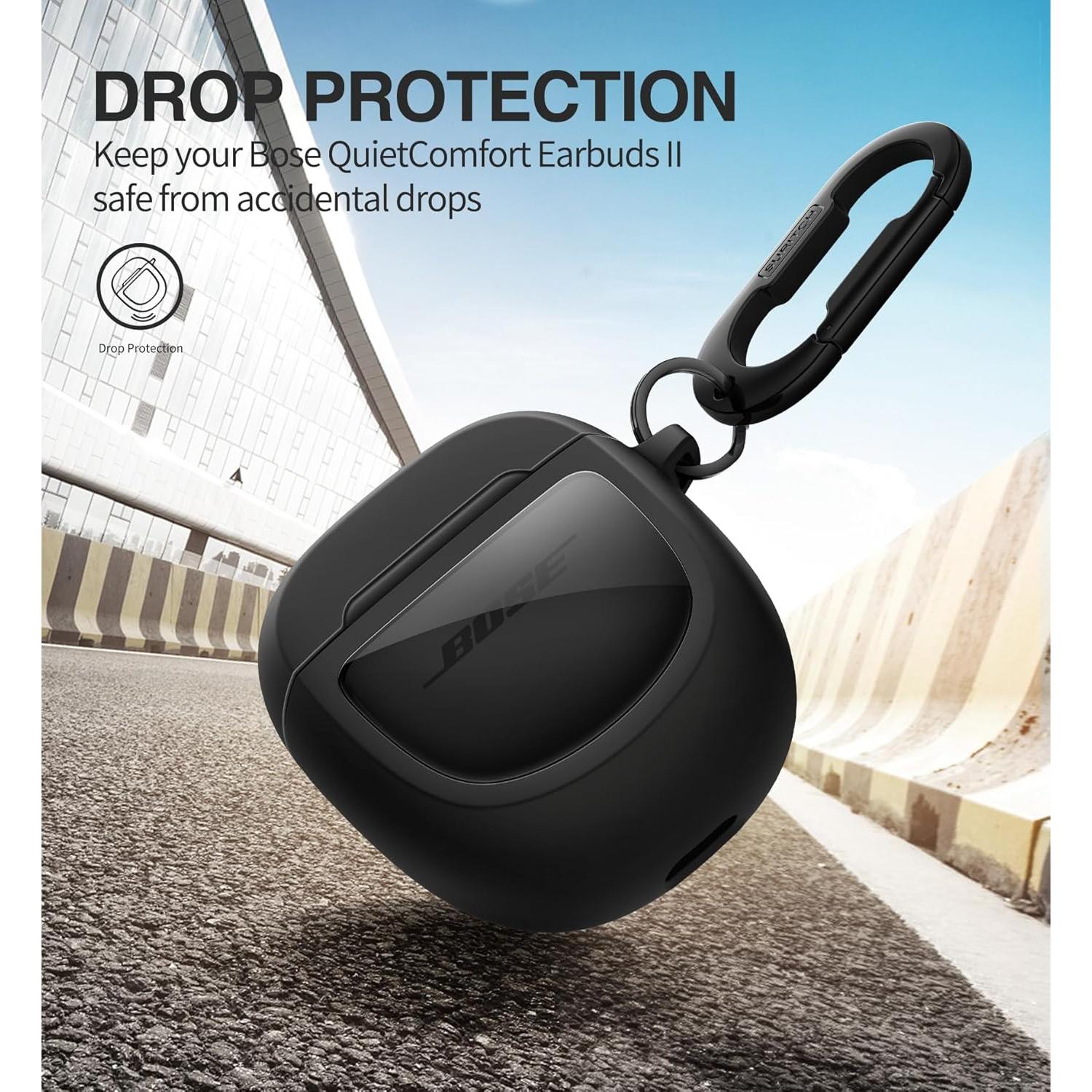 Funda Protectora SURITCH para Bose QuietComfort II y Ultra - Negro