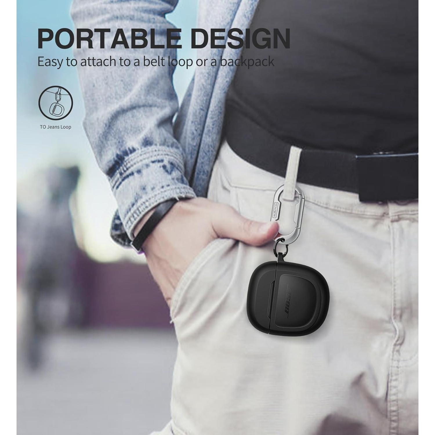 Funda Protectora SURITCH para Bose QuietComfort II y Ultra - Negro