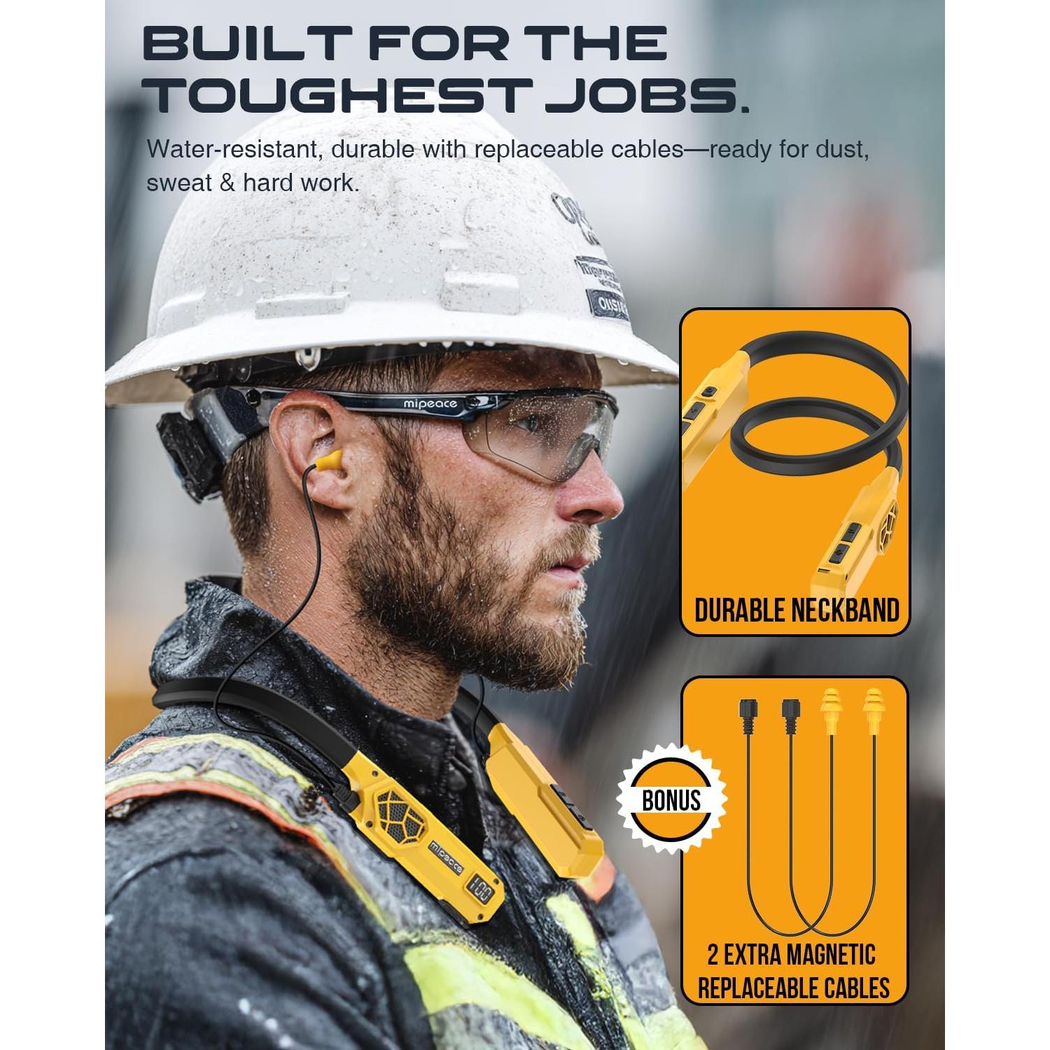 Auriculares Bluetooth MIPEACE MI09 con Banda para el Cuello